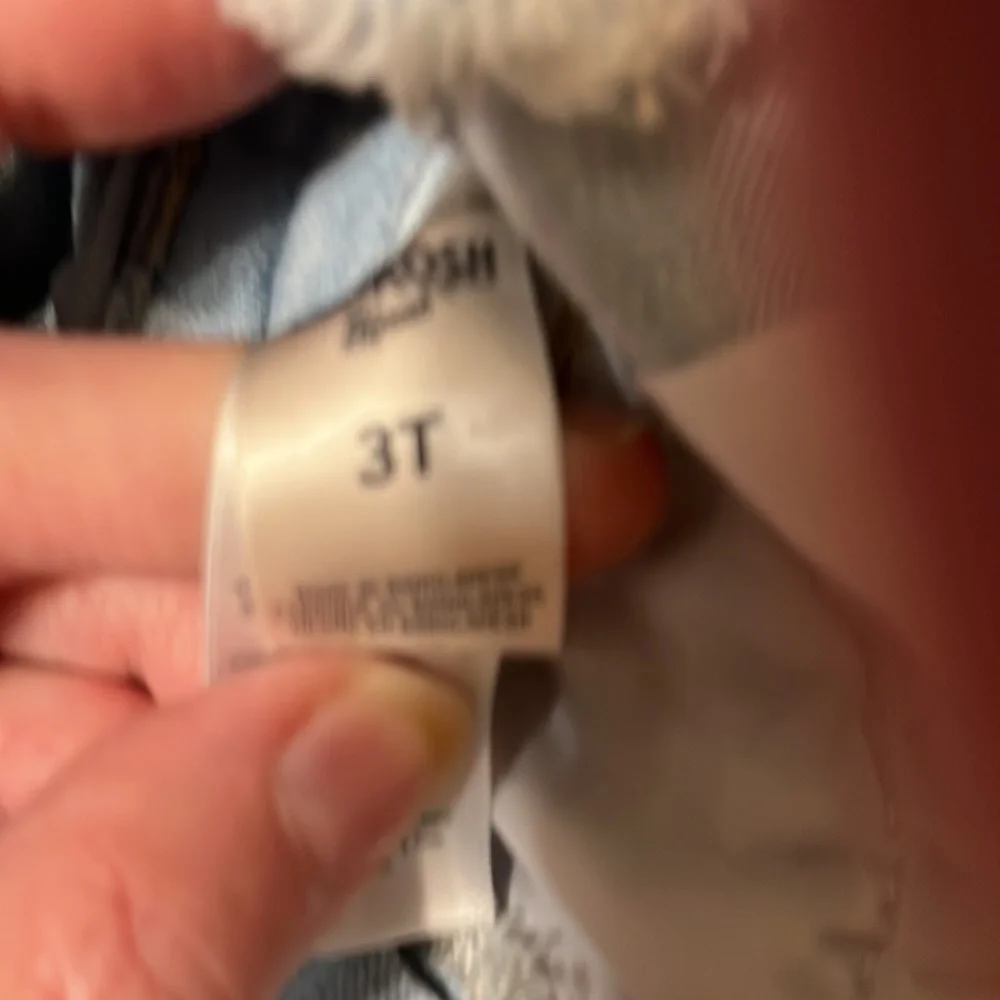 Oshkosh girls bib denim dress, sz 3T